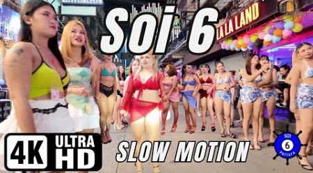 Soi 6 | Pattaya | Slow Motion | 27-09-2024 | 4K Ultra HD 60FPS