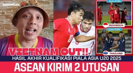 Vietnam juga gagal!! ASEAN kirim Indonesia dan Thailand ke Piala Asia U20 2025