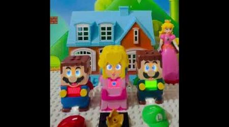 Triple Lego Mario swapped their costume 17.33 #toys #funny #travel #shorts #fyp