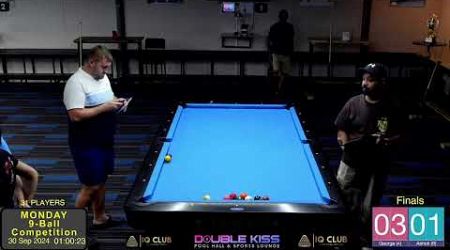 Double Kiss Pool Hall Pattaya Monday 9 Ball Tournament (30/9/24)