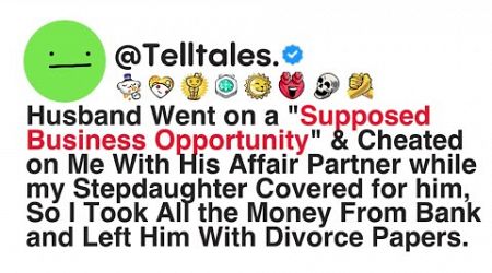 Husband Went on a &quot;Supposed Business Opportunity&quot; &amp; Cheated on Me With His Affair Partner while...