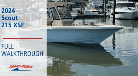 2024 Scout 215 XSF | Available NOW at MarineMax Wrightsville Beach