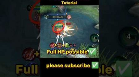 Terizla lifestyle Build Tutorial Mobile legends #ml2b #mlbb #shorts #terizla #tutorial