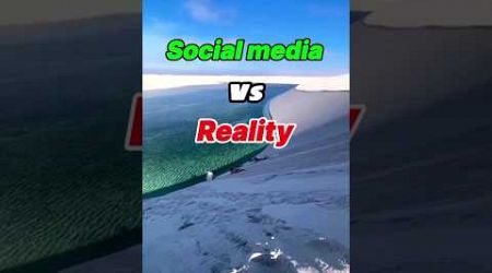 Social media Vs Reality (19)#travel #shortvideo #adventure #nature #shorts #socialmedia