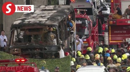 School bus fire in Thailand kills at least 23