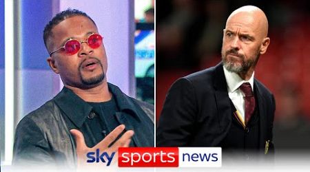 &quot;I&#39;m not worried&quot; | Patrice Evra discusses Erik ten Hag&#39;s future and his new PLAYER app