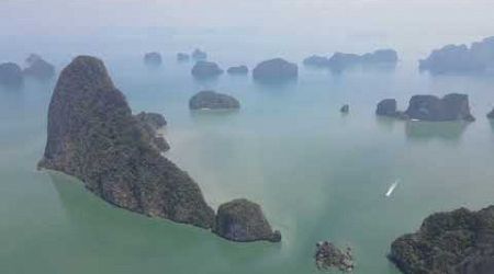 Drone footage: Khlong Khian, Takua Thung District, Ao Phang Nga National Park, Thailand