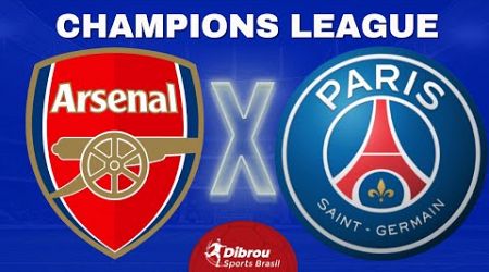 ARSENAL X PSG AO VIVO CHAMPIONS LEAGUE DIRETO DO ESTÁDIO | RODADA 2 - NARRAÇÃO