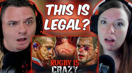 AMERICANS REACT To The Most BRUTAL Sport In The World | Rugby&#39;s Hardest Hits