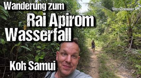 Wanderung durch die Natur schöne Natur Koh Samuis zum Rai Apirom Wasserfall