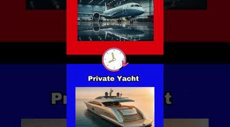 Would You Rather Have A Private Jet or Private Yacht #shorts #ytshorts #shortsfeed #short