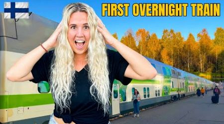 Our FIRST EVER Overnight Train (Helsinki to Oulu, Finland)