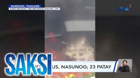 School bus sa Thailand, nasunog; 23 patay | Saksi