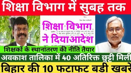 bihar education news &quot; education news today in hindi :bihar news &quot; Teacher news 