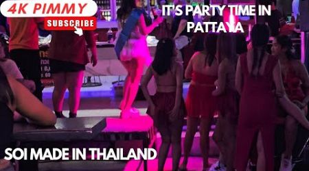 Party in bar soi made in Thailand Pattaya