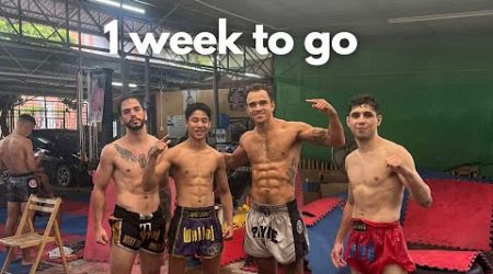 Bangkok ready?! One week before my Bangkok Muay Thai debut