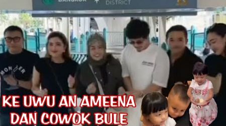 Ke UWU an TAF di Bangkok ameena dipeluk cowok bule siap siap ada yang marah