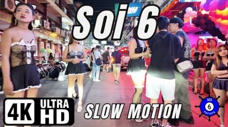 Soi 6 | Pattaya | Slow Motion | 29-09-2024 | 4K Ultra HD 60FPS