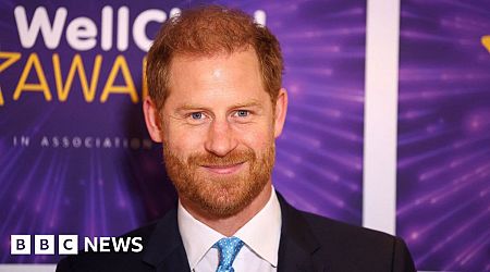 Prince Harry celebrates 'little legends' at London charity awards