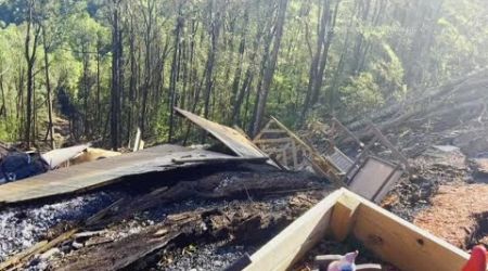 McDowell County man watches business slide down mountainside