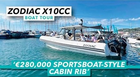 €280,000 sportsboat-style cabin RIB | Zodiac X10CC Yacht Tour | Motor Boat &amp; Yachting