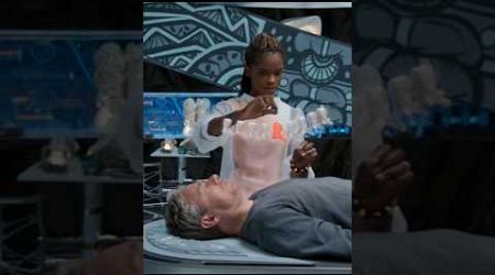 Wakanda medical tech can even fix a bullet to the spine #blackpanther #movie #shorts