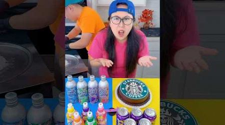 American popular drinks vs Asian popular drinks ice cream challenge!