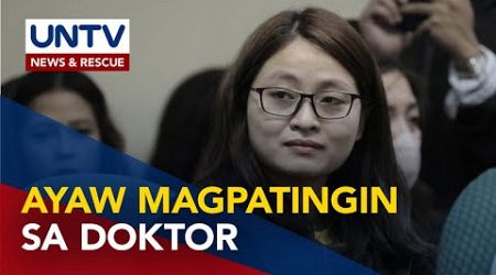 Alice Guo, tumangging sumailalim sa medical checkup kahit may impeksyon sa baga - Abogado