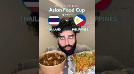 THAILAND VS PHILIPPINES - Asian Food Cup