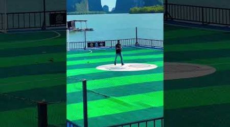 Floating football pitch in phuket