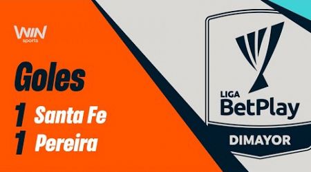 Santa Fe vs. Pereira (goles) | Liga BetPlay Dimayor 2024-2 | Fecha 7