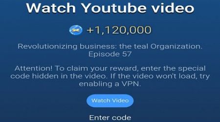 Revolutionizing business: the teal Organization Episode 57 | X Empire Youtube Video Code