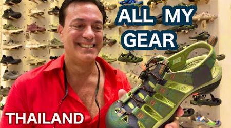 Minimalist Travel Full Gear Breakdown. Pattaya Thailand, Expat living overseas retired