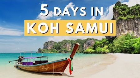 Things To Do In KOH SAMUI Thailand | Travel Itinerary &amp; Guide