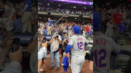 Mets fans get Francisco Lindor fired up 