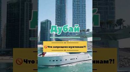 Что запрещено мужчинам в Дубае?! #travel #путешествия #дубай2024 #дубай #оаэ