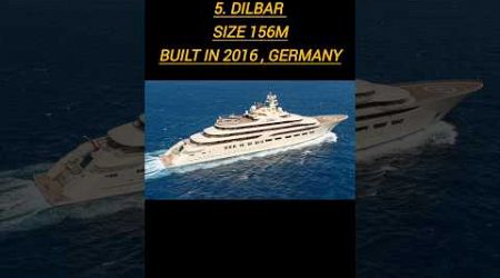 Top 10 Largest Yachts in the World #shorts #short