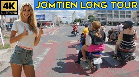 Long Tour in Sunny Day at Jomtien 2024 October Pattaya Thailand