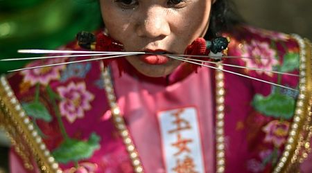 Blood And Blades As Thailand Celebrates Vegetarian Festival