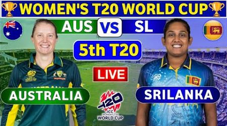 Australia Women vs Sri Lanka Women, 5th T20 | AUSW vs SLW Live Score &amp; Commentary WT20 World Cup