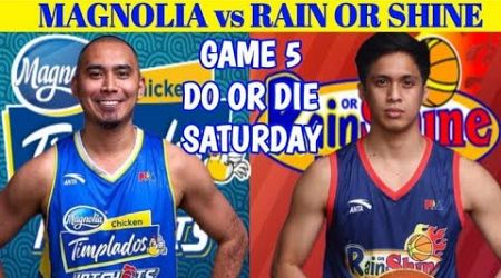 PBA LIVE : MAGNOLIA vs RAIN OR SHINE I LIVE SCORES &amp; PLAYERS STATISTICS