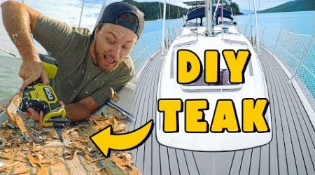 We DESTROYED the teak deck on our Beneteau Sailboat | Ep.02