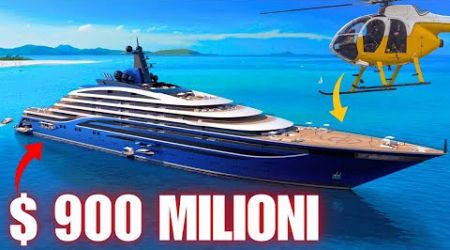 Esplora i 5 yacht da 900 MILIONI di dollari PIÙ COSTOSI del mondo!