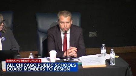 Entire Chicago Board of Education to resign, Mayor Brandon Johnson&#39;s office says