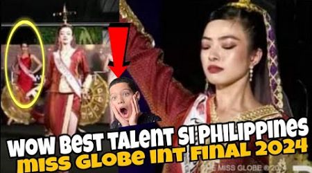 JUST IN! WINNER si Philippines Miss Globe international 2024 Talent Competition