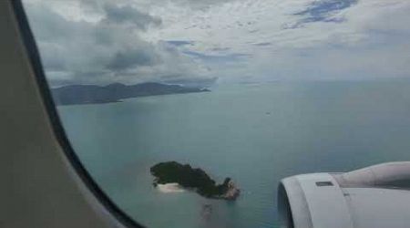 Landing at Koh Samui 07 September 2024, flight PG147 Bangkok Airlines