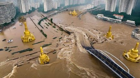 Houses washed away in Thailand! Major flooding submerge everything in Chiang Mai