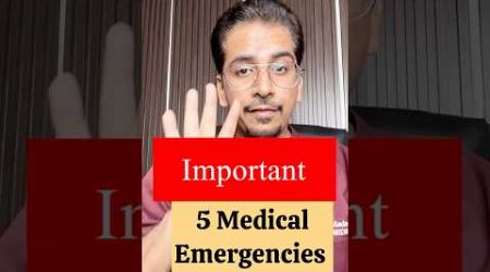 Top 5 Medical Emergencies (important for Doctors &amp; Nurses) #emergency #doctor #nursing