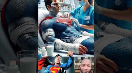 Superheroes receiving medical treatment 