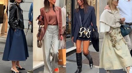 ITALIAN EXCLUSIVE FASHION | STYLISH FALL OUTERWEAR 2024 &amp; EUROPIAN STREET TRENDS